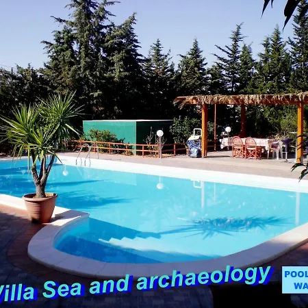 Villaseasicily , Pool Salt Water And Natural Chlorine In - Palermo * Balestrate
